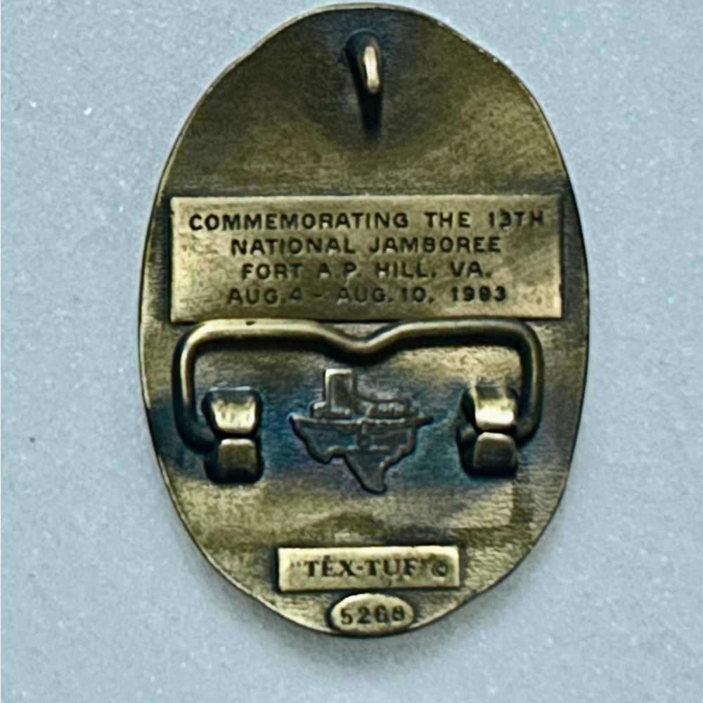 1993 National Scout Jamboree “A Bridge to the Future” Boy Scout Belt Buckle - Picture 7 of 7